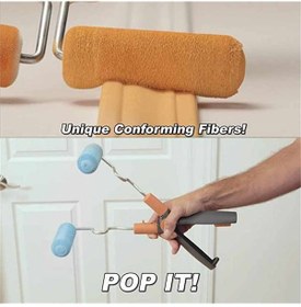 Resim Nano Süngerli Damlatmaz Mobilya Ve Duvar Boyama Rulosu Hem Köşe Hem Düz Zemin 4741 