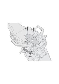 Resim Kappa Kr1144 Honda Crf1000 Afrıca Twın 16-17 Arka Çanta Taşıyıcı Tek Renk 