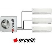 Resim Arçelik ZM18103-999 18000 BTU 1 Dış + 3 İç Ünite (9+9+9) Duvar Tipi Multi Inverter Klima 