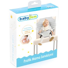 Resim Babyjem Kumaş Mama Sandalyesi̇ 