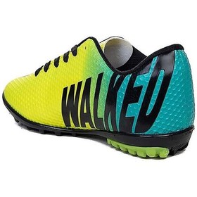 Resim Hkursat Wlk Sarı Turkuaz Halı Saha Erkek Futbol Ayakkabı Turkuaz 