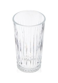 Resim İpekk Cam Çizgili Meşrubat Bardağı - Şeffaf - 305 Ml Renkli 