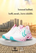 Resim hummel Beyaz-pembe Fileli Esnek Kadın Spor Ayakkabı Hml 