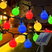 Resim Majisu1parça 100/50/20LED Güneş Dizisi Işıkları - 8 Modlu İç/Dış Mekan Küresel Işıklar, Bahçe, Düğün, Fotoğrafçılık Aksesuarları ve Arka Plan Süslemesi için, Dış Aydınlatma | Güneş Enerjili Işıklar | Su Geçirmez Işıklar, Süsleme Işıkları 