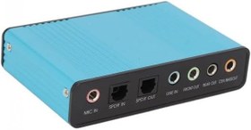 Resim Usb optik ses kartı harici optik ses kartı usb 6 kanal ses kartı 