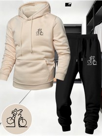 Resim classy moda Calle 00 Urban Street Style 3 İplik Şardonlu Eşofman Takımı 