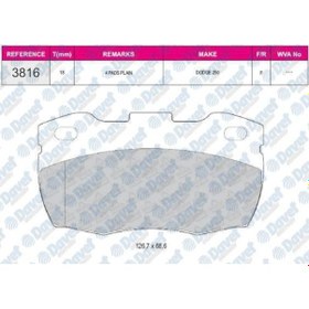Resim Fren Balatasi On Dodge As 250 Kamyonet 04- 504613661 