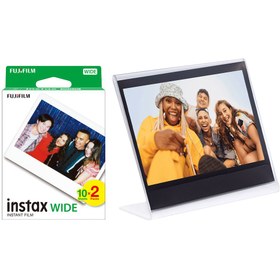 Resim Instax Wide 20'li Film ve Pleksi Çerçeve 