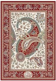 Resim Carmine Carpet(3060) Dijital Baskılı Yıkanabilir Kaymaz Taban Seccade bordo.jpg 65 x 115 