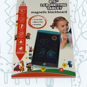Resim Hediyelik Renkli Writing Tablet Lcd 8.5 Inç Kalemli Çizim Yazı Tahtası Not Yazma Eğitim Tableti - Yeşil 