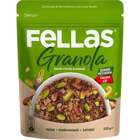 Resim FELLAS Granola - Antep Fıstığı & Kakao 200g 