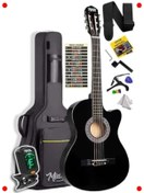 Resim markentegra 4/4 Klasik Gitar Başlangıç Seti - Tam Paket (Siyah) 
