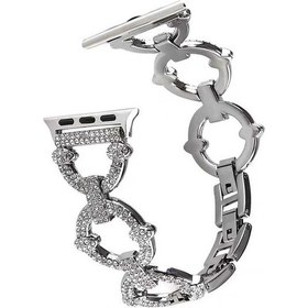 Resim iOS Uyumlu Watch 7 45mm Krd-57 Metal Kordon Caselab 