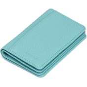 Resim Mavi Deri Unisex Kredi Kartlık - S1KK00001601-N29 