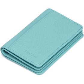 Resim Mavi Deri Unisex Kredi Kartlık - S1KK00001601-N29 