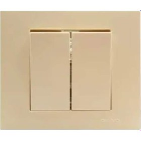 Resim Ovivo Grano Krem Jaluzi Kumanda Anahtarı Mekanizma+ Çerçeveli 