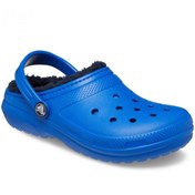 Resim Crocs Classic Lined Clog Çocuk Terlik 207010-4kz Blue Bolt/black 