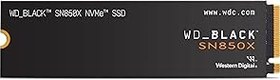 Resim WD_BLACK SN850X NVMe SSD 2 TB dahili SSD (oyun belleği, PCIe Gen4 teknolojisi, okuma 7.300 MB/sn, yazma 6.600 MB/sn), siyah 