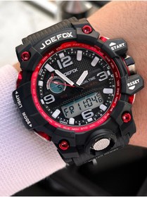 Resim Joefox Digital Ve Analog 2 Yıl Garantili Kronmetre+Takvim+Alarm+Aydınlatma Erkek Kol Saati JOE.BK16 