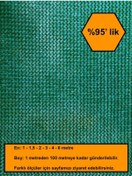 Resim %95 Gölge Oranlı File, Gölgelik, Gergi File, Bahçe Gölgeliği, 2x66 Metre 