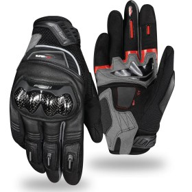 Resim ONES AGAIN MG08 Grey TS EN 13594 Sertifikalı Motosiklet Eldiveni 