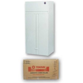 Resim 110Cm Önden Baca Çıkışlı Kombi Dolabı Demonte 