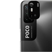 Resim Microcase Xiaomi Poco M3 Pro Uyumlu Kamera Lens Koruma Halkası - Kapalı Tasarım Siyah 