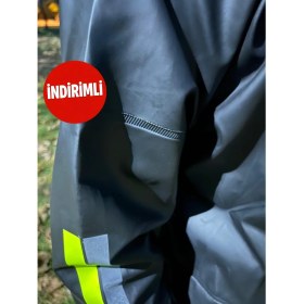 Resim Geborgenheit Reflektörlü Motorcu Yağmurluk Kalın Motosiklet Yağmurluk Motosiklet Aksesuarları Motor için Cepli 