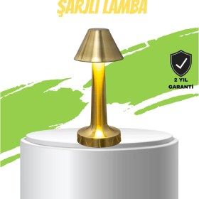 Resim Bi Seyyar LED Masa Lambası 3 Renk Ayarlı Şarjlı Kablosuz Modern Tasarım - BI001V-4YS2C1 