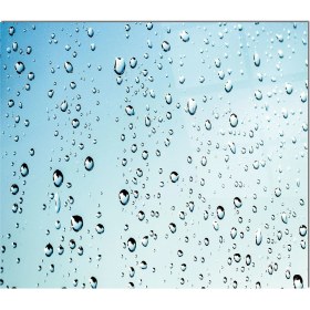 Resim Olinpa Cam Ocak Arkası Koruyucu | Su Damlası Desenli 