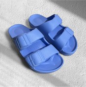 Resim Minamoda GZR Eva Taban Kız Erkek Çocuk Yazlık Terlik Çift Tokalı Unisex Terlik 