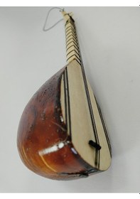 Resim Dekoratif Ahşap Bağlama El Yapımı Minyatür Duvar Dekoru 