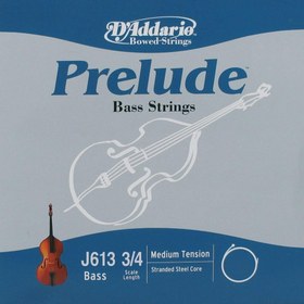 Resim Daddario J613 Kontrabas Tek Tel | Prelude (LA-A), 3/4 Medium 