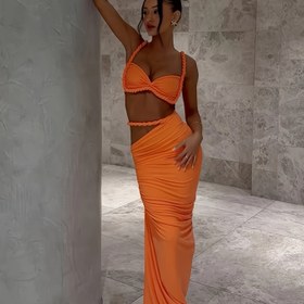 Resim Şık Omuzlu Yüksek-Alt Etekli Mini Elbise - Seksi Düz Renk Siyah Vücut Kıyafeti Kadınlar İçin, Bahar/Yaz İçin Mükemmel, Şık Elbise 