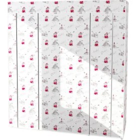 Resim Trioport Çift Yandan Raflı Bez Dolap 