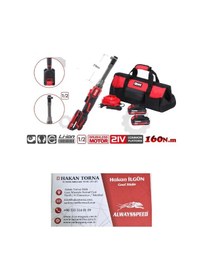 Resim -arm- Profesyonel Uzun 1/2 Şarjlı Cırcır Somun Sökme Sıkma 