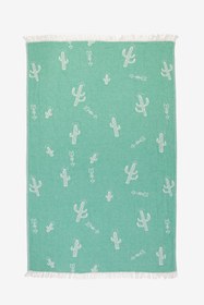 Resim Kaktüs Jakarlı Peştemal Yeşil, Taşıma Çantalı 