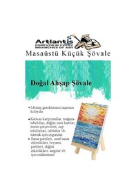 Resim Küçük Akrobat Şövale Masaüstü 2 Adet Mini Katlanabilir Tuval Çerçeve Fotoğraf Sövale Ressam Sehbası Resim Standı 