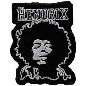 Resim Zepplin Giyim Jimi Hendrix Patch Yama Siyah 