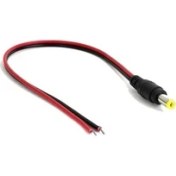 Resim OEM Güvenlik Kamerası 12V Dc Erkek Power Jack Dc Jak Kablo Bağlantı Kablosu 20 Adet 