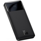 Resim Baseus Bipo W 15 W 10000 mAh Hızlı Şarj Powerbank Siyah 