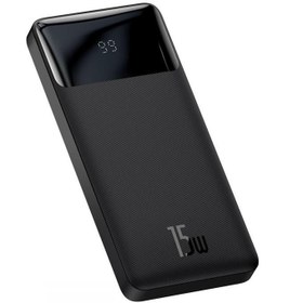 Resim Baseus Bipo W 15 W 10000 mAh Hızlı Şarj Powerbank Siyah 