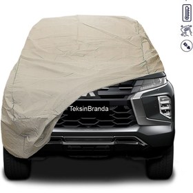 Resim ULTRASHOP Mitsubishi Montero Sport Uyumlu Araba Brandası Su Geçirmez Branda Miflonlu PREMIUM Oto Branda 