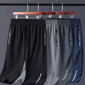 Resim Erkek Yaz Hafif Hızlı Kuruyan Elastik Bol Kesim Atletik Şort - Rahat Spor ve Fitness Pantolonu Fermuar Detayı, Esnek Kumaş, Çoklu Renk Seçenekleri, Egzersiz Kısa 