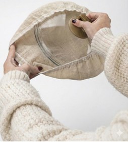 Resim MiniStand Pamuklu Doğal Ham Kumaş Pilav Demleme Örtüsü Demlematik Seti 3'lü 