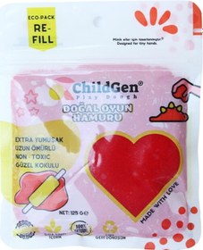Resim ChildGen 125gr Kartuş Oyun Hamuru - Kırmızı 