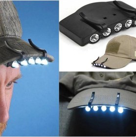 Resim Şapkaya Takılan Lamba Fener Çok Renkli 