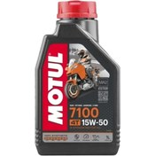 Resim Motul 7100 4T 15W-50 Tam Sentetik Motor Yağı 1 Litre 