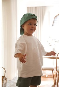 Resim Oh La La Koala Beyaz Bisiklet Yaka Oversize T-shirt Bebek - Çocuk beyaz 