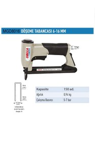 Resim Omega Havalı Döşeme Tabancası Tel Zımba Çakma 6-16 Mm 